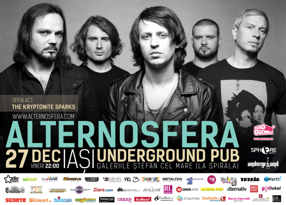 Concert Alternosfera si The Kryptonite Sparks in Underground Pub din Iasi