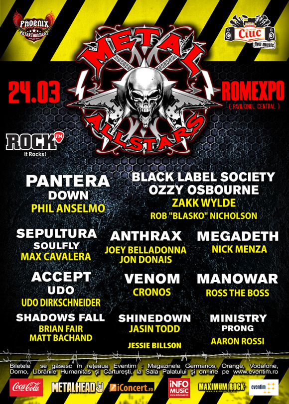 Metal All Stars - cel mai mare eveniment rock al anului 2014