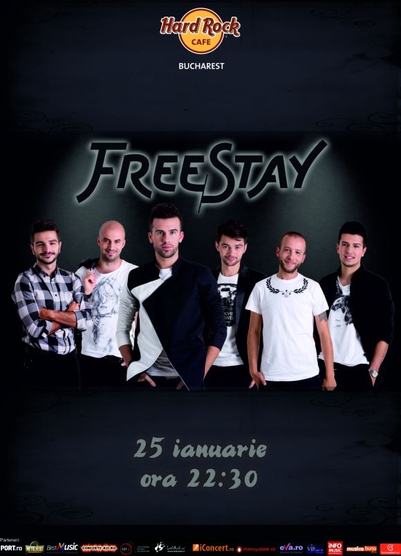 Concert FreeStay in Hard Rock Cafe din Bucuresti