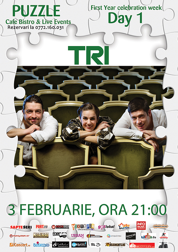 Concert Tri in Club Puzzle din Bucuresti