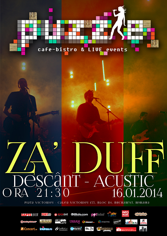 Concert acustic Za' Duff in Puzzle Club