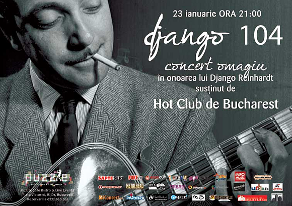 Concert omagiu Django Reinhardt in Club Puzzle din Bucuresti