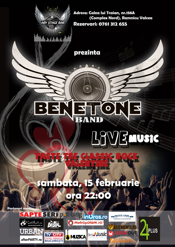 Concert Benetone Band Live in Aby Stage Bar din Ramnicu Valcea