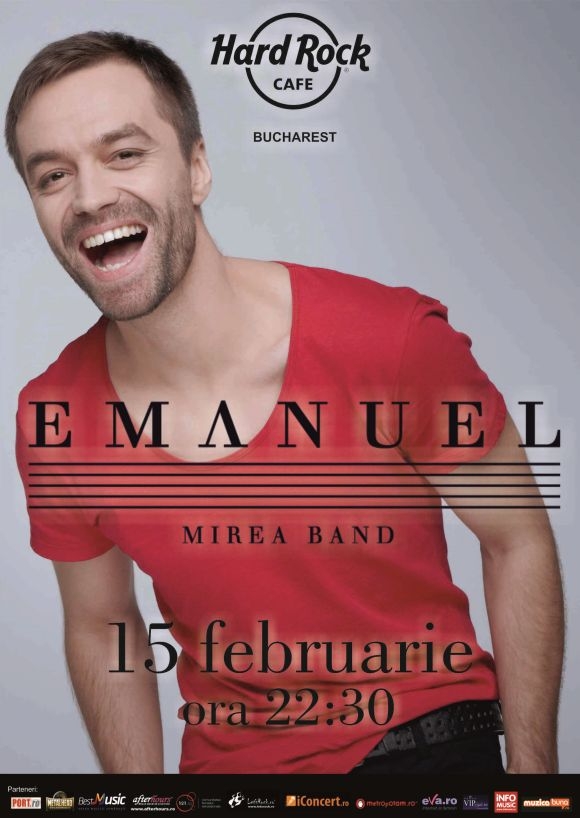 Concert Emanuel Mirea Band la Hard Rock Cafe