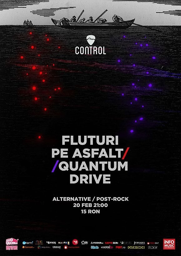 Concert Fluturi Pe Asfalt si Quantum Drive in Club Control