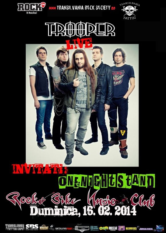 Concert Trooper si Onenightstand in Rock&Bike Music Club Sibiu