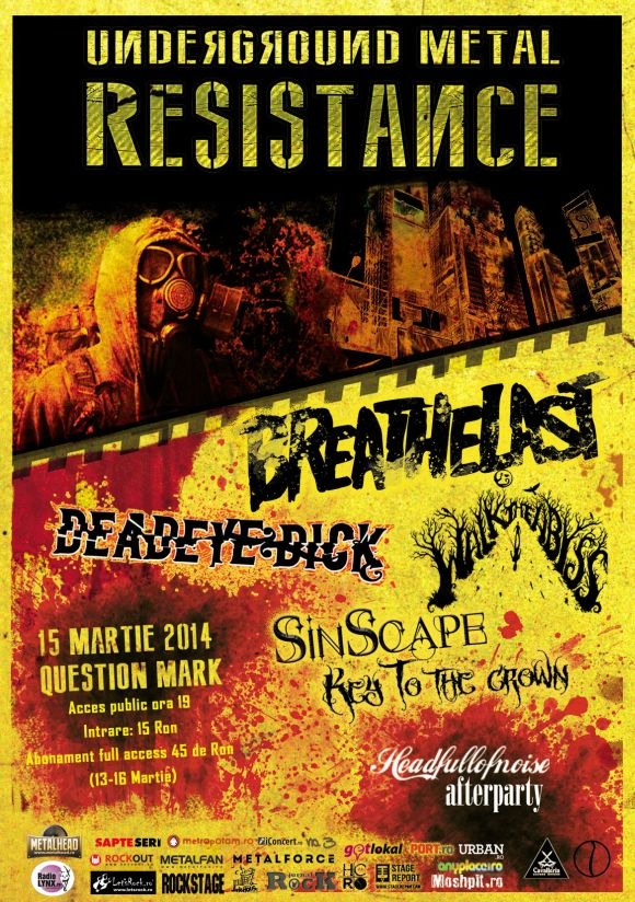 Urban Day - line-up complet - Underground Metal Resistance Fest 3