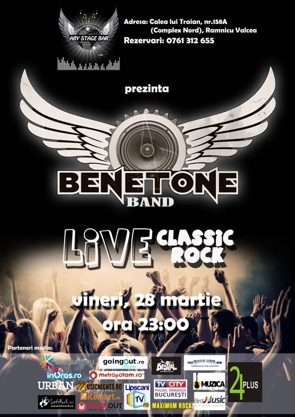 Concert Benetone Band in Aby Stage Bar din Ramnicu Valcea, 28 martie 2014