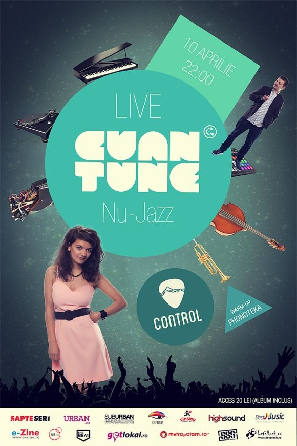 Concert Cuantune in Control Club din Bucuresti