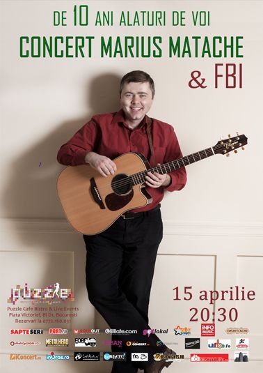 Concert aniversar Marius Matache in Club Puzzle