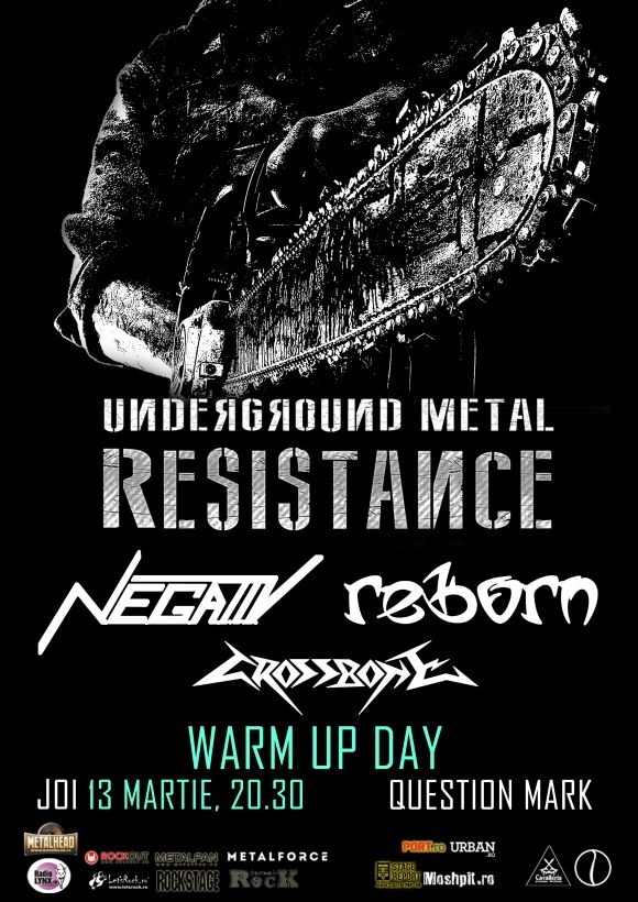 Line-up complet Warm Up Day la Underground Metal Resistance Fest 3 in Question Mark