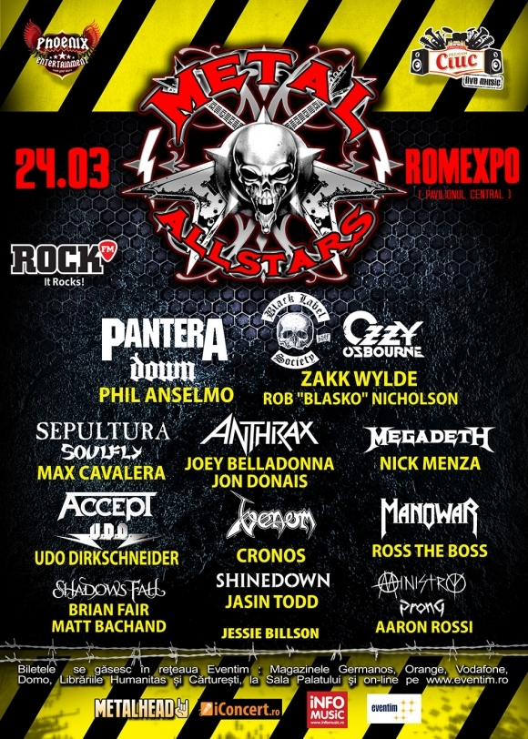 Modificari de line-up la Metal All Stars