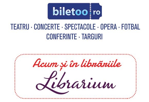 Noi puncte de vanzare in librariile Librarium pentru Biletoo.ro