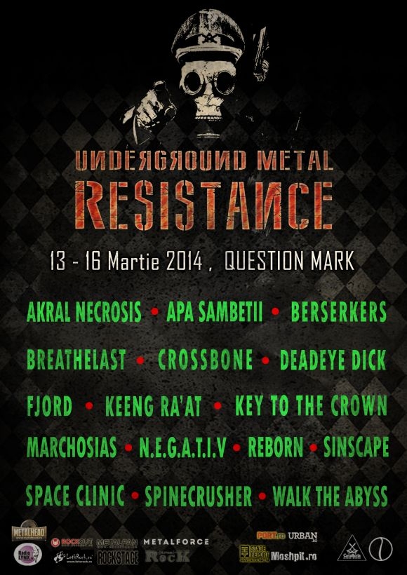 Program detaliat Underground Metal Resistance Fest 3