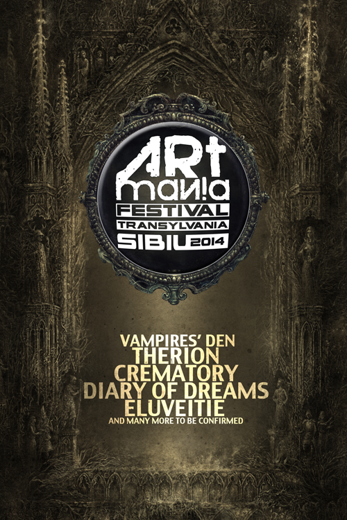 Trupele Diary of Dreams si Crematory sunt confirmate la ARTmania Festival Sibiu 2014