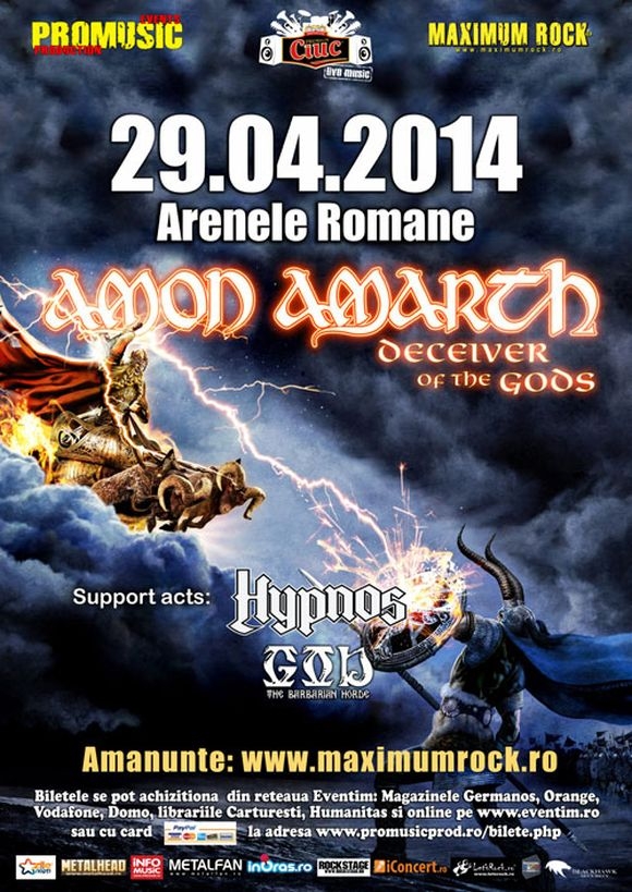 Trupele Apotheoses, God - The Barbarian Horde si Neutron la Warm Up-Party Amon Amarth