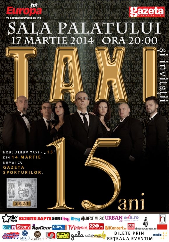 Horatiu Malaele este invitat special in spectacolul „Taxi – 15 ani” la Sala Palatului