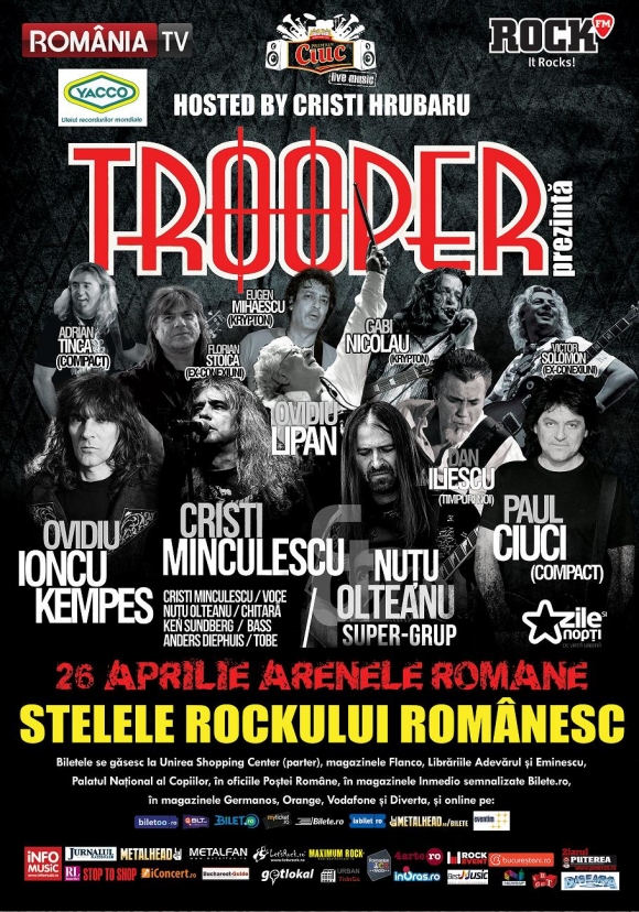 Acces si program pentru Stelele Rockului Romanesc