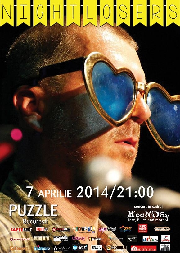 Concert Nightlosers in Club Puzzle din Bucuresti