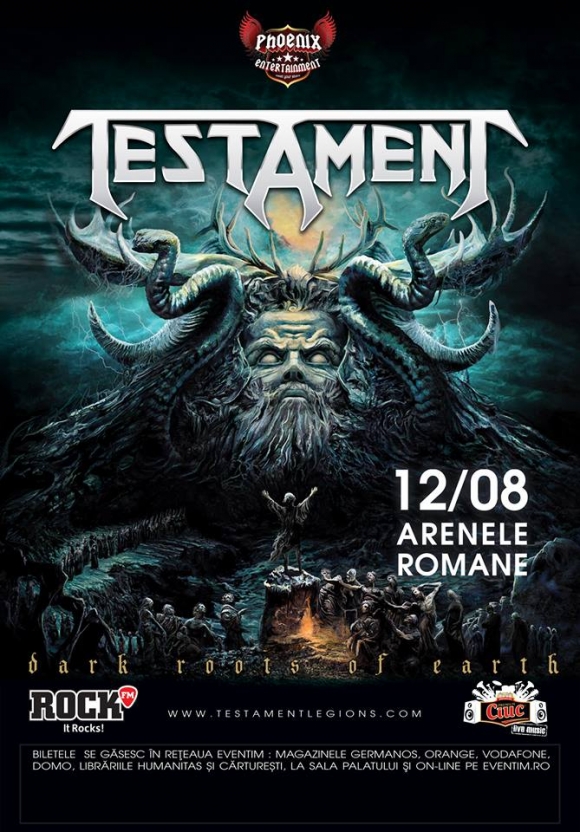 Mesajul lui Chuck Billy -Testament pentru fanii din Romania