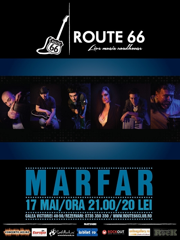 Concert Marfar in Route 66 din Bucuresti