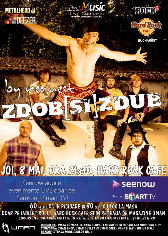 Concert Zdob si Zdub in Hard Rock Cafe