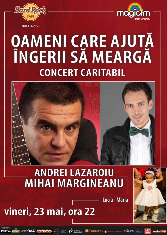 Concert caritabil Mihai Margineanu si Andrei Lazaroiu la Hard Rock Cafe