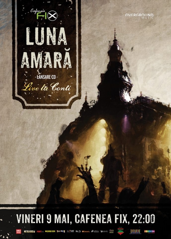 Luna Amara lanseaza CD-ul audio „Live la Conti” in Teatru FiX din Iasi