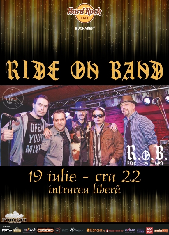 Concert Ride On Band la Hard Rock Cafe din Bucuresti