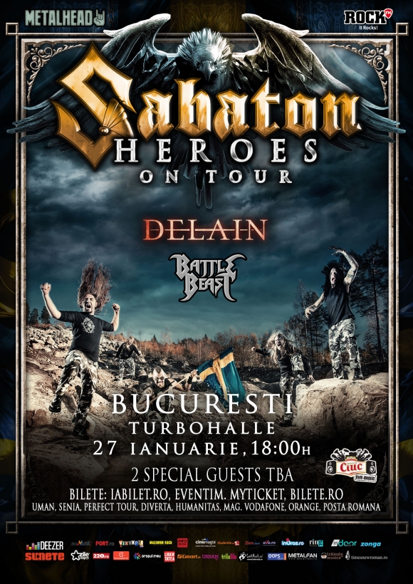 Sabaton la Bucuresti: Inca o categorie de bilete Sold Out