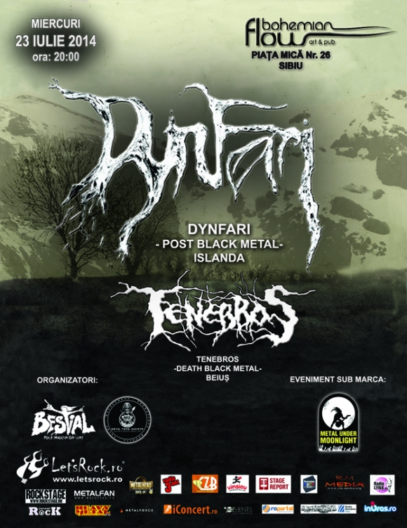 Concert in Sibiu (Club Bohemian Flow): Dynfari si Tenebros