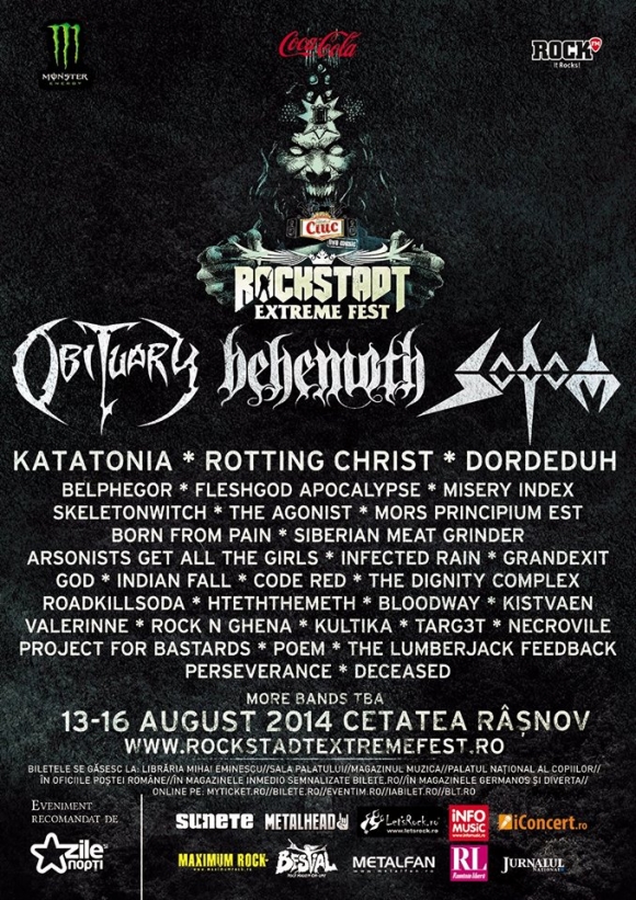 Modificari de lineup si noi trupe confirmate la Rockstadt Extreme Fest