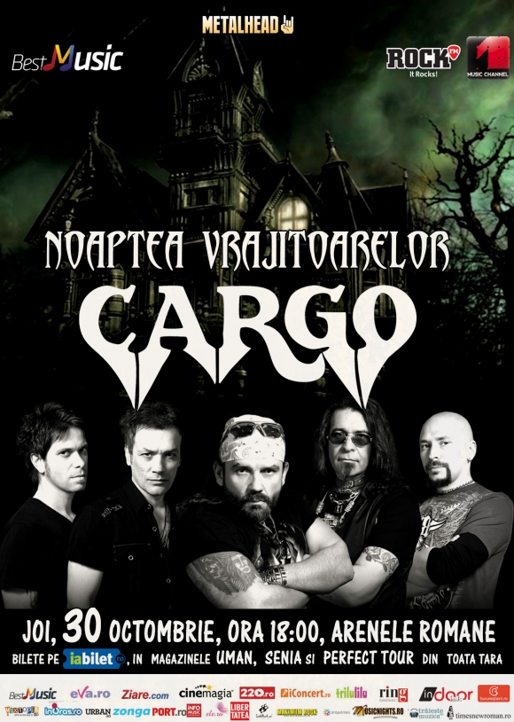 Cargo prezinta Noaptea Vrajitoarelor de Halloween la Arenele Romane