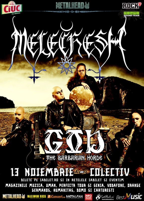 Concert Melechesh si GOD in Club Colectiv