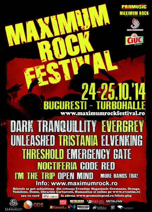 Noctiferia vor canta la Maximum Rock Festival 2014