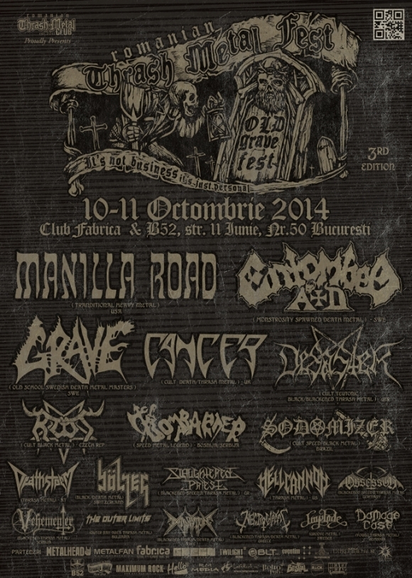 2 locatii, 2 scene, 3 trupe noi, lineup-ul pe zile si merch-ul official Romanian Thrash Metal Fest