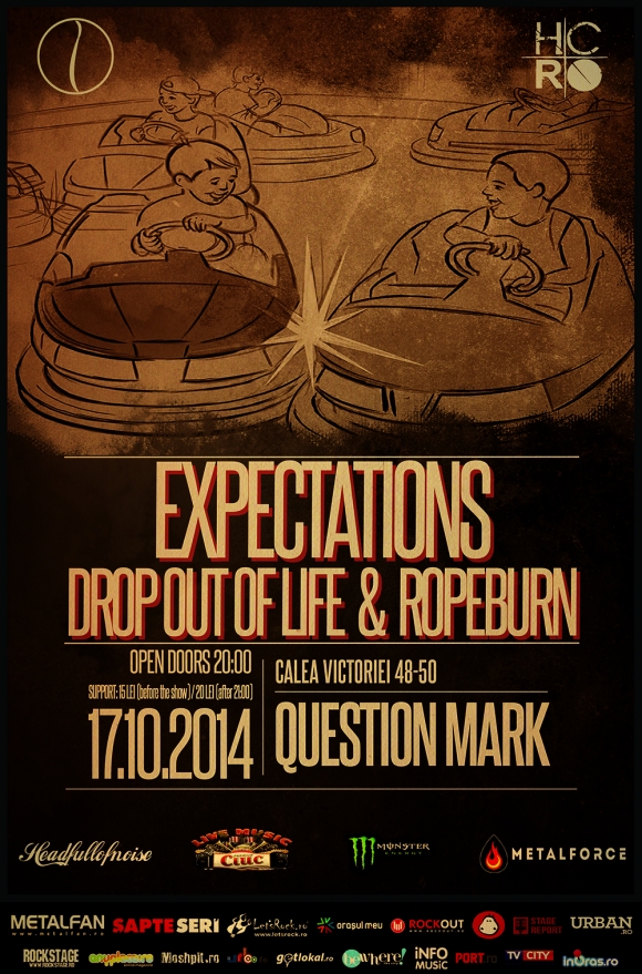 Concert Expectations (Bg) & Drop Out of Life & Ropeburn (Ro) in Question Mark