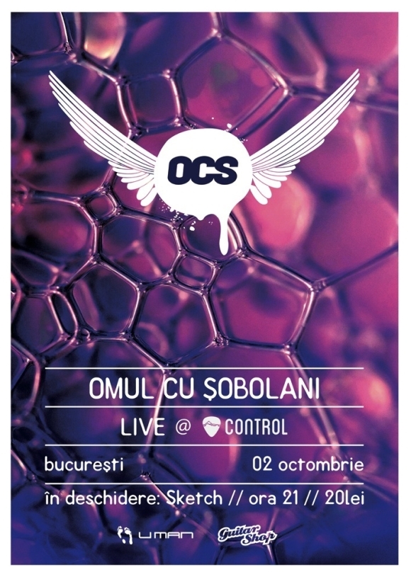 Concert Omul cu sobolani si Sketch in Club Control