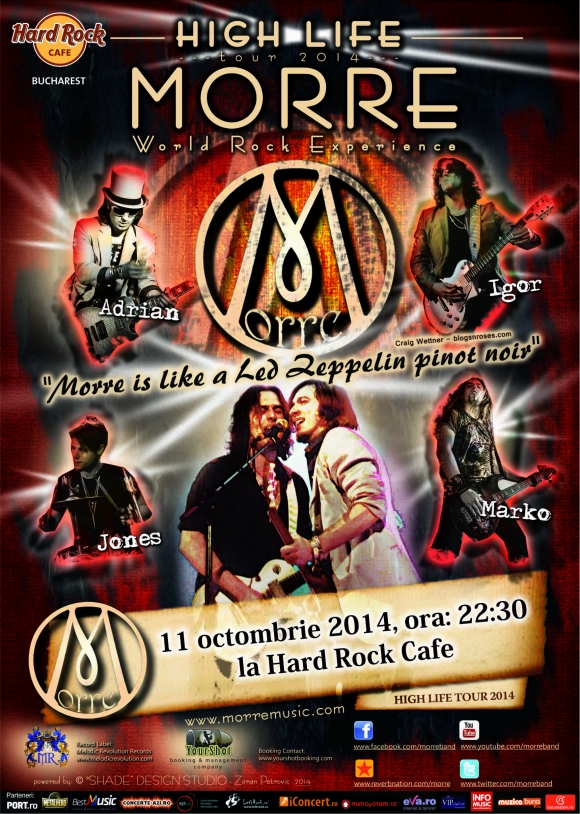 Morre concerteaza in Hard Rock Cafe