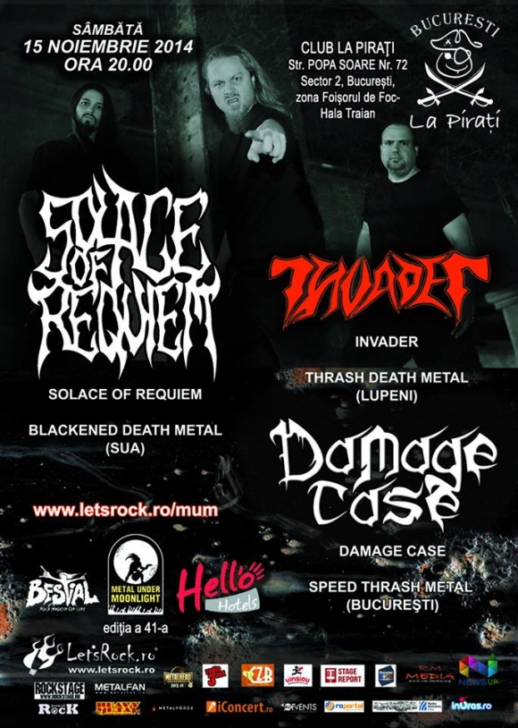 SOLACE OF REQUIEM, Invader, Damage Case (Metal Under Moonlight XLI, 15.11.2014)