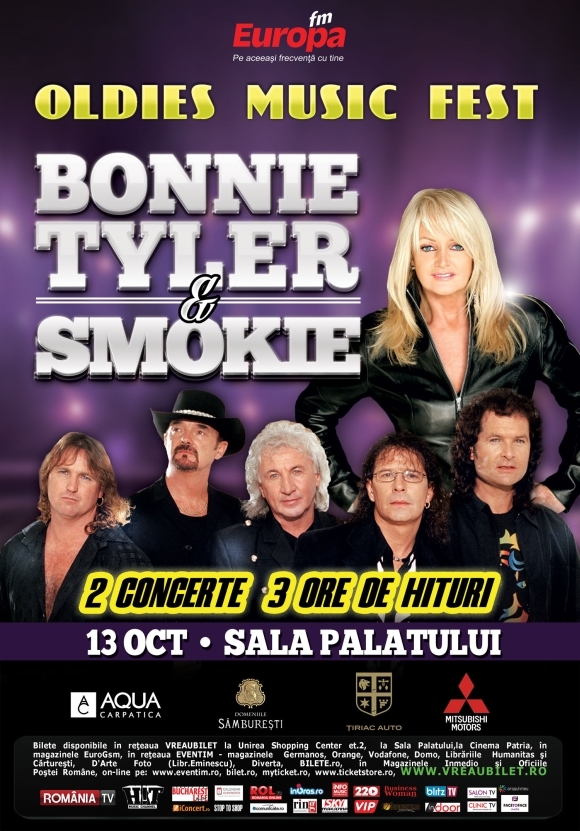 The Night of Legends - Bonnie Tyler si Smokie la Sala Palatului