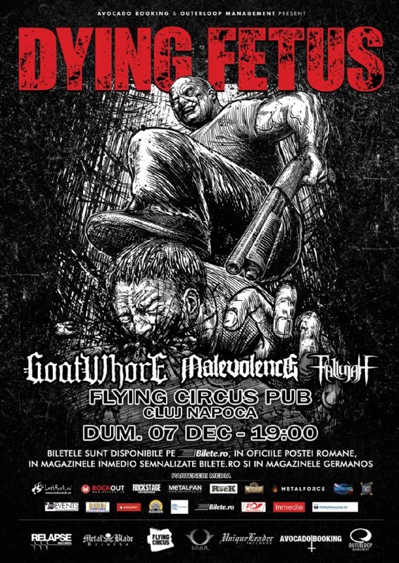 Ultimele 2 zile de bilete ieftine pentru concertul Dying Fetus de la Cluj Napoca