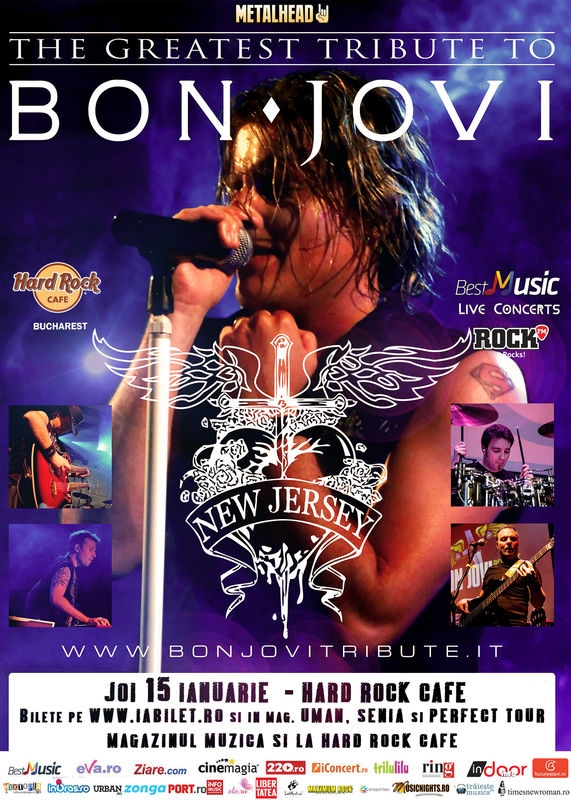 Concert New Jersey - tribut Bon Jovi la Hard Rock Cafe