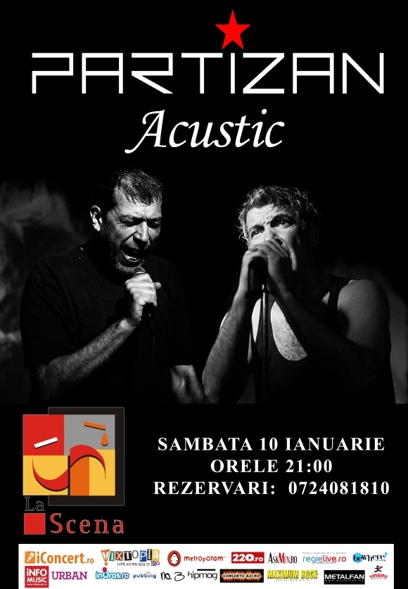 Concert acustic Partizan in La Scena