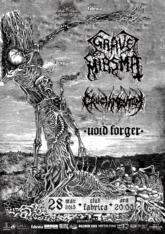 Trupa Void Forger canta in deschidere la Grave Miasma & Cruciamentum