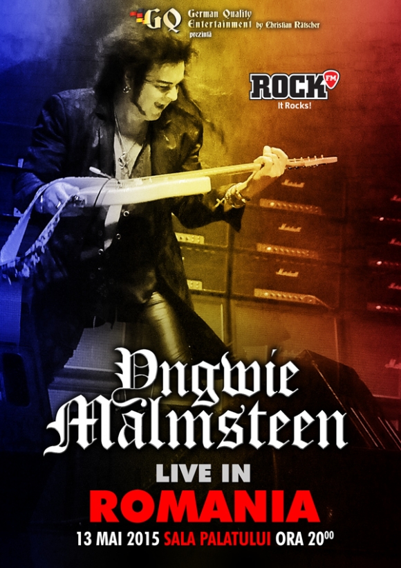 Yngwie Malmsteen concerteaza in premiera in Romania