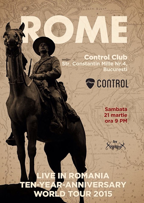 Rome revine la Bucuresti pentru un concert in Control Club