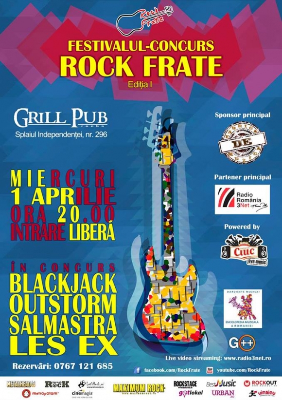 Blackjack, Outstorm, Salmastra si Les Ex la Rock Frate in Grill Pub