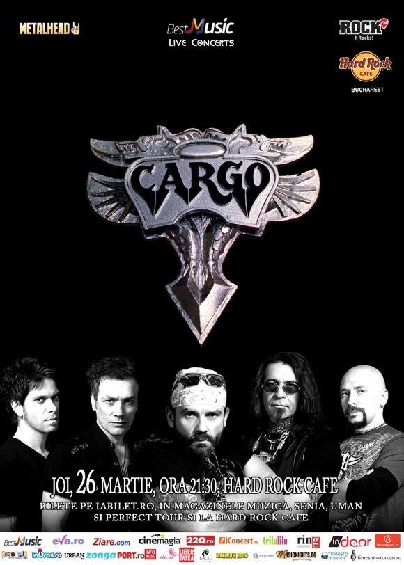 Concert Cargo la Hard Rock Cafe din Bucuresti