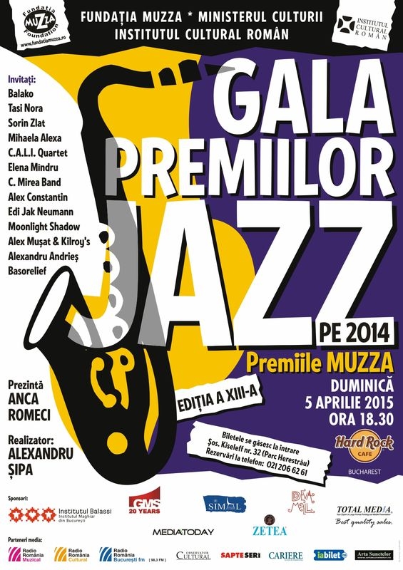 Gala premiilor de Jazz, la Hard Rock Cafe